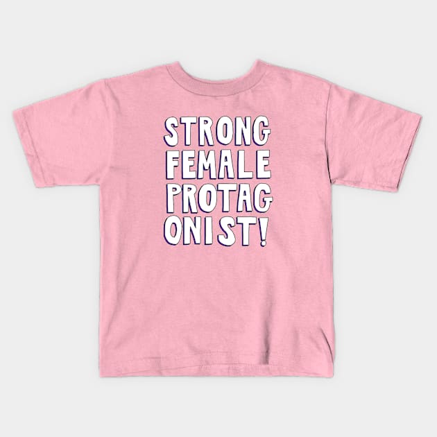 Strong Female Protagonist (Purple Shadow) Kids T-Shirt by The Bechdel Cast